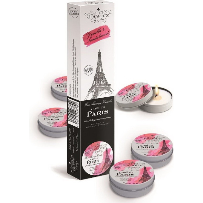 Набор из 5 массажных свечей MYSTIM Petits Joujoux Paris Refill (33 г) 46770